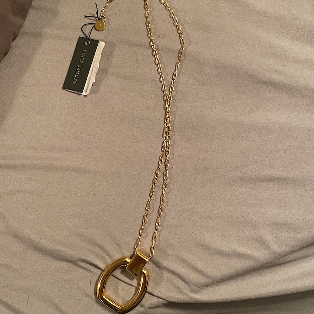 Vince Camuto Long Gold costume chain